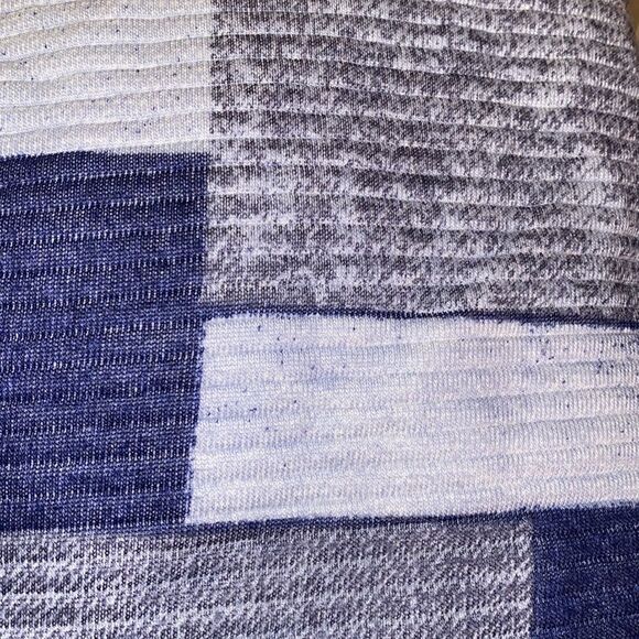 ✨ Zara Trafaluc Blue Square Ribbed Sweatshirt ✨ - Picture 6 of 8